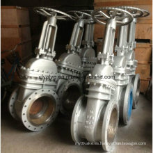 API600 Acero al carbono fundido Wcb Flange End RF Gate Valve